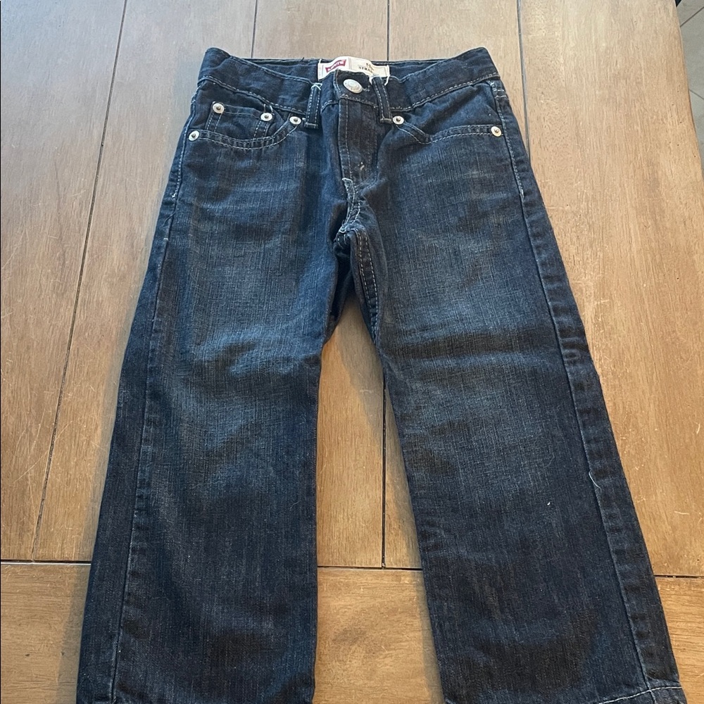 Levi's Dark Blue Straight Jeans